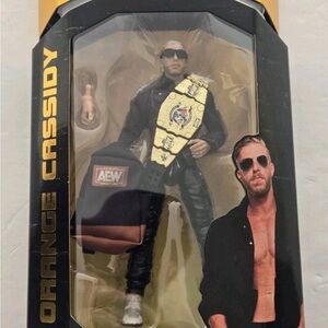 AEW Orange Cassidy Action Figure with Championship Belt